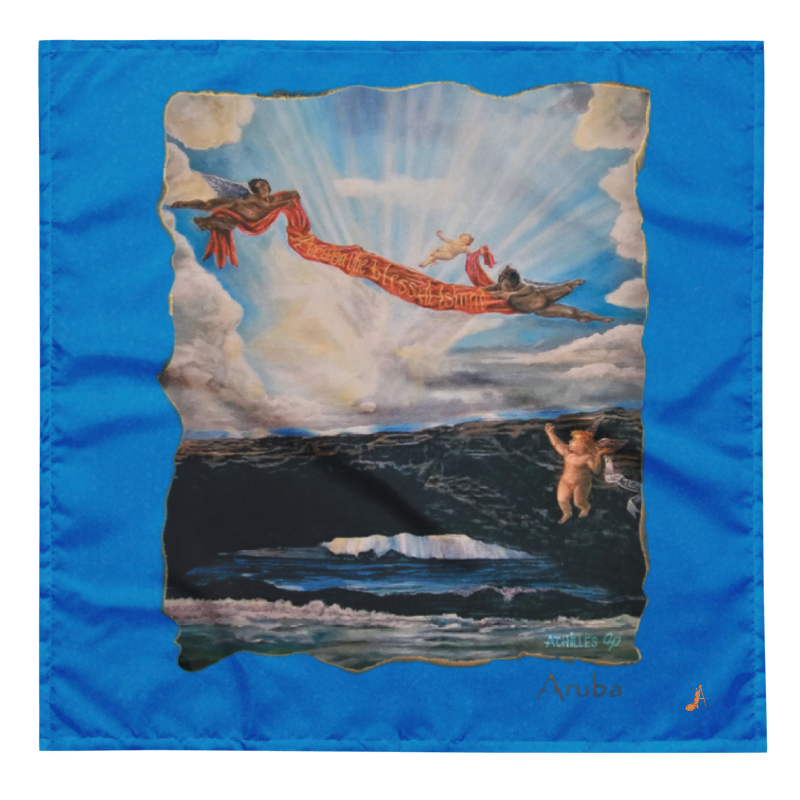 Aruba One Blessed Island All-Over Print Bandana by Armed For Art™